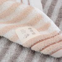 洁丽雅（grace） 慢生活系列 纯棉毛巾 两条装 74*34cm （单位：盒） 浅棕+浅灰
