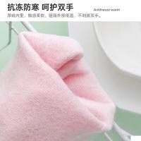 茶花（CHAHUA） 224001 洗碗手套 45*11cm 2只/包 PVC加绒加长 （单位：包） 颜色随机发货