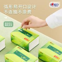 心相印（Mind Act Upon Mind） 茶语丝享 抽纸 纸巾 3层120抽 绿色（单位：箱）