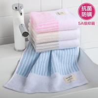 洁丽雅（grace） W0890-4 毛巾 72*34cm 4条装 纯棉吸水（单位：套） 颜色随机