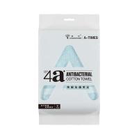 金号（KING SHORE） AT-008 A-TIMES系列瑞柏4A抗菌毛巾单条毛巾袋装  60*30cm （单位：袋） 红色、蓝色