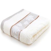 三利（SANLI） 9174 纯棉枫叶毛巾 34*76cm(单位：条) 灰色