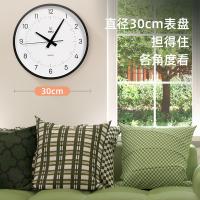得力（deli） LE401 挂钟 12寸（单位：台）黑色