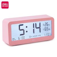 得力（deli） 8826 多功能电子钟 146*40*68mm（单位：只）粉色
