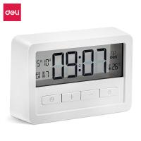 得力（deli） 8856 电子钟 88*56.5*25mm 白色 (单位:个)