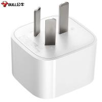 公牛（BULL） GN-L01CA 美标转换器 1位三孔 （单位：个） 白色