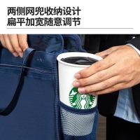 得力（deli） 63760 竖版公文包 345*300*115mm 蓝色 (单位:只)