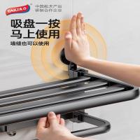 太力（TAILI） AW837 金属系列浴巾架 63.1*24.2*26.3cm 铁灰色（单位：件）