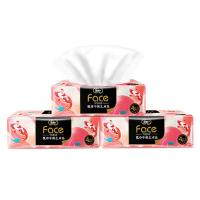 洁柔（C&S） BR216-08 纸巾 195mm*155mm*80抽(4层) 8包/提  (单位：提) 粉色