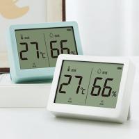 得力（deli） LE500-WH 室内温湿度表 88*69*20mm  (单位：个 )白色