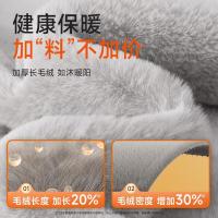 南极人（NanJiren）仿长兔毛绒热水袋 24*18cm 水电分离可拆洗（单位：个）颜色随机发货