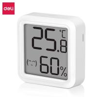 得力（deli） 8845 温湿度计 46*46*12.5mm 白色 (单位:个)