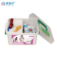 爱备护 ABH-J001B 家庭防暑药箱应急用品医疗箱 含13种31件 （单位：套）白色+透明