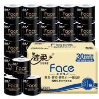 洁柔（C&S） BJ163-30E 有芯 黑Face 4层 140克*30卷 （单位：箱）