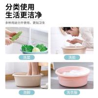 茶花（CHAHUA） 03391K 时尚通用盆 直径39cm*高14.4cm(单位：个) 粉色/蓝色/浅米色随机发货