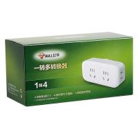 公牛（BULL） GN-904 电源转换器 一转四 无控 无线 白色 新老包装随机发货 (单位:个)