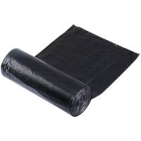 得力（deli） 9587 平底垃圾袋 450*500*0.007mm 3卷/包（单位：包）黑色