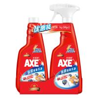 斧头牌（AXE）红石榴 厨房重油污净 500g+500g瓶补 （单位：组）