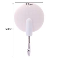 茶花（CHAHUA） 卫生间毛巾强力挂钩 4支装 粘钩挂钩 4支装 白色（单位：板）