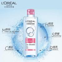 欧莱雅（LOREAL） 三合一倍润型 卸妆洁颜水 400ml  （单位：支） 新旧包装版本随机发货