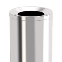 科力邦 KB1027 不锈钢垃圾桶 38*73cm 本色 (单位:个)