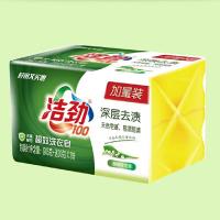 洁劲100 超效 洗衣皂 (205G+30G)x2块 (单位: 包)