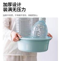 茶花（CHAHUA） 大号 39cm 洗脸盆 洗衣盆洗脚盆加厚塑料盆子泡脚盆水盆洗菜盆（单位：个）