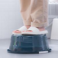 茶花（CHAHUA） 03421K 洗脸盆 38cm 带把手 （单位：个） 暖灰/蓝灰颜色随机