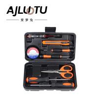 爱萝兔 ALT-PGJ09 家用工具九件套 工具箱*1+美工刀*1+螺丝刀*2+电笔*1+精密螺丝刀*2+剪刀*1+绝缘胶布*1 工具箱*1+美工刀*1+螺丝刀*2+电笔*1+精密螺丝刀*2+剪刀*1+绝缘胶布*1（单位：套）