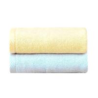 红秀世纺 SF2403-C006A 轻絮时光面巾两件套 30*70cm 2条装 (单位: 套)黄色+蓝色