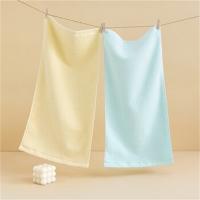 红秀世纺 SF2403-C006A 轻絮时光面巾两件套 30*70cm 2条装 (单位: 套)黄色+蓝色