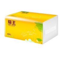 猫王 逸柔M171 抽纸 纸巾 100抽*6包 黄色（单位：提）