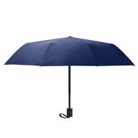 斯弥儿SMR-03YS黑胶三折晴雨伞65*97cm*8K（单位：把）藏青色