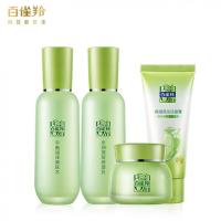 百雀羚 草本精萃 惊喜护肤套装 洁面膏95g+水100ml+乳100ml+霜50g(单位：套) 新老版本随机
