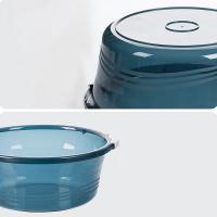茶花（CHAHUA） 03431K* 加厚双耳洗漱盆 11.7L (单位: 个)蓝灰