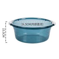 茶花（CHAHUA） 03431K* 加厚双耳洗漱盆 11.7L (单位: 个)蓝灰