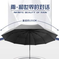 艾逸瑶选YS-1846朋克系列加厚黑胶超大全自动晴雨伞70cm*10k （单位：把）