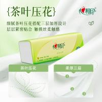 心相印（Mind Act Upon Mind） DT15110 抽纸 茶语丝享 3层110抽*24包/箱 S码（单位：箱）新老包装随机发货