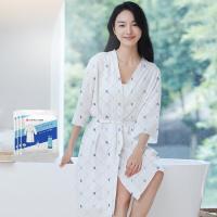 洁丽雅（grace）一次性浴袍浴裙免洗睡衣温泉美容院浴服旅行便携必备男女通用 均码 1包装（单位：包）