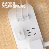 得力（deli）LX3034 插座 3组分控+2A1C 1.8米 （单位：个）