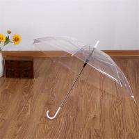 璞莉丝 PLSS041 小清新长柄透明雨伞 94cm*8k（单位：把）颜色随机