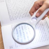 得力（deli） 放大镜 LED灯 9099 70mm (单位:个) 白色
