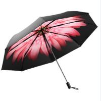 有福有派 YF-60625 三折小黑伞 58*100cm（单位：把）