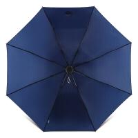 天堂伞 34298E 三折黑胶晴雨伞 57CM*8K（单位：把）颜色手柄随机发货