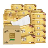 清风 抽纸BR43AOJ4原木金装3层130抽*4包*6提/箱（单位：箱）