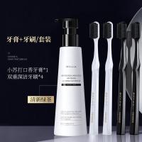 和风雨（Hefengyu） 牙膏牙刷组合 牙膏220g+软毛牙刷4支 （单位：套）