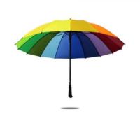 璞莉丝 PLSYS0457 彩虹伞  105cm*16骨 三折 （单位：把) 彩色