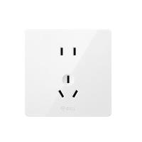 公牛（BULL） G12Z227S 暗装插座面板 二极+三极分体插座（新）10A/16A （单位：个）象牙白