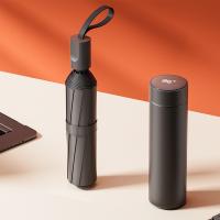 皖亭 WT-YSBW-2002 雨伞保温杯套装 500ML+28CM 曜石黑（单位：套 ）保温杯500ML*1+雨伞*1