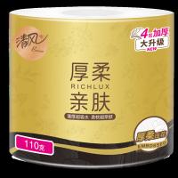 清风 B21C1HJ1 卷纸黑金138mmX108mm/节(4层)X12卷/提（单位：提）